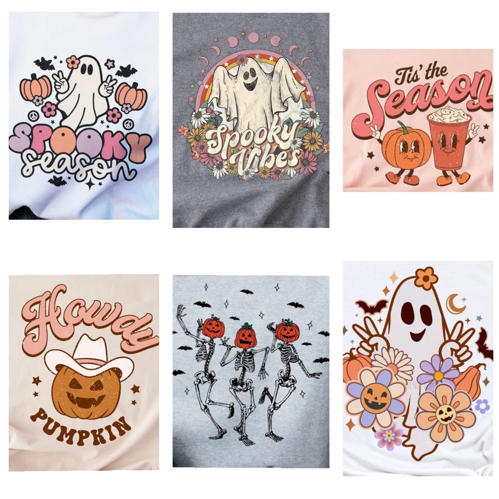 Fall & Halloween Sweatshirts Ready to Print!
